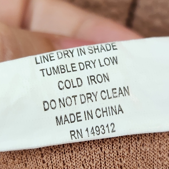 Miramar‎ Sirena Cut Out Bodycon Dress Tan Brown Women's Size Small - Picture 13 of 16